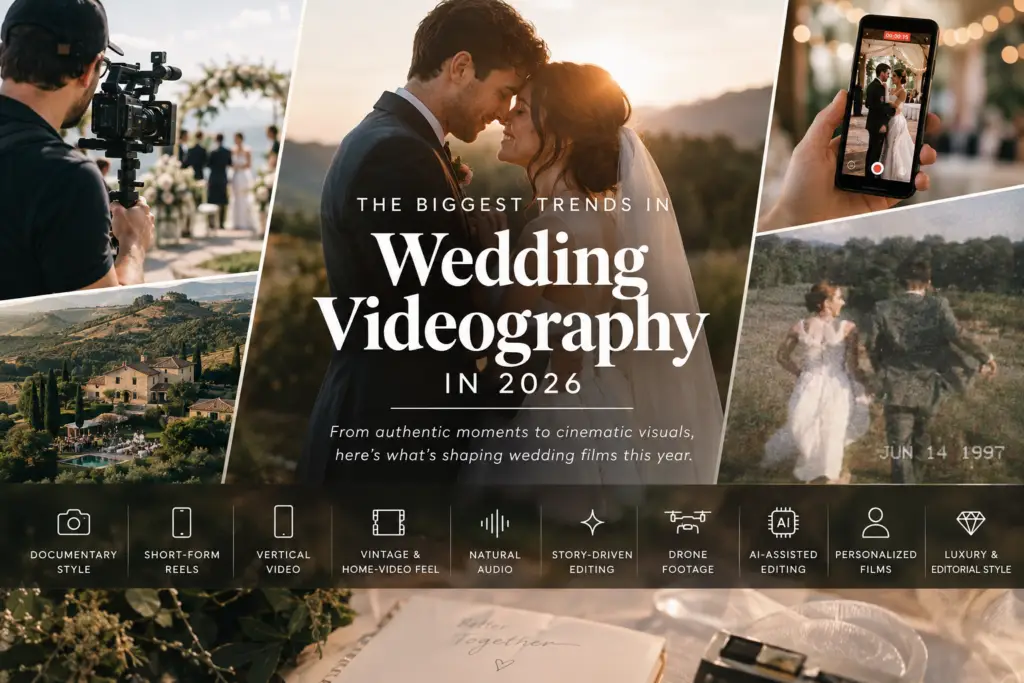 Wedding Videography Trends 2026: Top Trends for Filmmakers